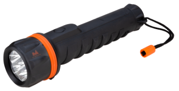 Torcia LED con Protezione in Gomma