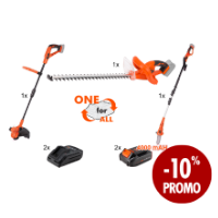 Utensili da Giardino ONE +Batteria 2Ah+Caricabatterie Promo 3+2+2