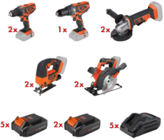 Utensili ONE +Batteria +Caricabatterie Promo 9+7+6