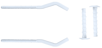Mensole per Radiatore Bianche (2 Pezzi) EvoSanitary®