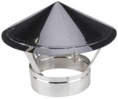 Cappello Terminale per Camino in Acciaio Inox