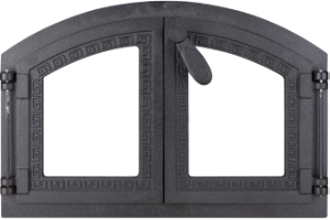 Porta Forno per Pizza con Vetro Modello Greco