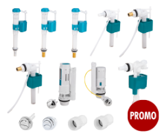 Pacchetto Sanitari Promo 13/ 57 pz / Accessori Carico-Scarico WC