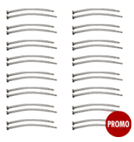Pacchetto Sanitari Promo 16/ 56 pz / Flessibile per Rubinetto