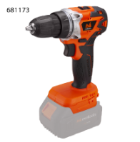 Trapano Avvitatore senza Batteria e Caricabatterie, Mandrino Rapido in Plastica, Brushless EvoTools®