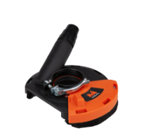 Adattatore per Carter di Levigatura per Smerigliatrice Angolare con Sistema di Aspirazione Polveri 125 mm