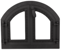 Porta Forno da Giardino con Vetro Modello Greco 2003