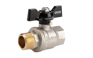 Valvola con Maniglia a Farfalla F-M PN40 EvoSanitary +Plus®