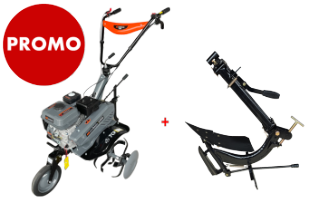 Pacchetto Motozappa T704 con Aratro Doppio EvoTools +Plus®