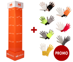 Pacchetto Promozionale Guanti di Protezione + Espositore in Cartone