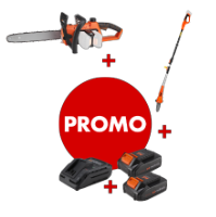 Kit Seghe Elettriche con 2 Batterie 4Ah e Caricabatteria
