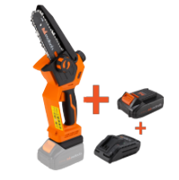 Kit mini motosega a batteria brushless con 2 batterie e caricabatteria MAX 20V ONE EvoTools®