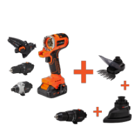 Kit avvitatore multifunzione a batteria MT20 brushless con 3 teste, 2 batterie e caricabatteria MAX 20V ONE EvoTools®