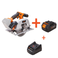 Kit sega circolare brushless a batteria con batteria e caricabatteria EvoTools®
