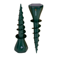 Dispositivo Repellente Solare per Roditori e Serpenti con Vibrazioni e Ultrasuoni EvoTools®