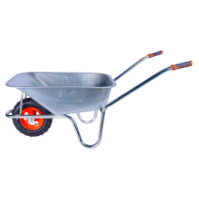 Carriola Zincata con Ruota Pneumatica e Cerchio in Metallo EvoTools +Plus® / T: 85