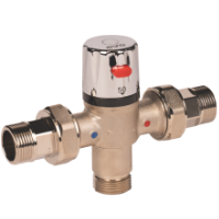 Valvola Miscelatrice Termostatica con Raccordo 3/4 EvoSanitary®