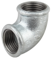 Gomito Zincato 90 F-F EvoSanitary®