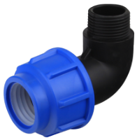 Gomito PEHD Filetto Maschio EvoSanitary®