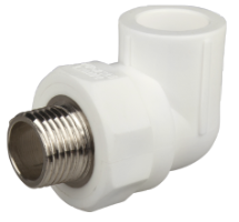 Gomito PP-R Filetto Maschio Ottone