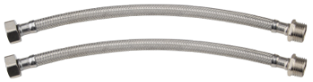 Tubo Flessibile Inox Filetto Femmina - Filetto Maschio / D[pollice]: 1/2; L[mm]: 400
