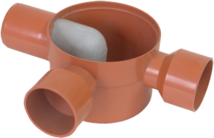 Sifone a Pavimento SL 2 Ingressi 90/180° Destra STY653-D