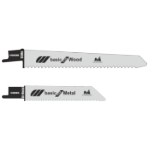 Lama per Seghetto a Sciabola Legno/Metallo (2 Pezzi)