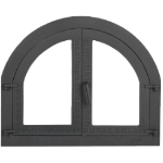 Porta Forno da Giardino con Vetro Modello Greco