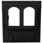 Porta Camino con Ceneriera Motivi Romeni