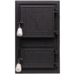 Porta Stufa Monoblocco Cervi