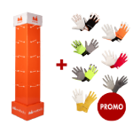 Pacchetto Promozionale Guanti di Protezione + Espositore in Cartone