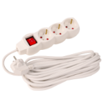 Prolunga Elettrica con Interruttore 3 Prese (3P) EvoTools®