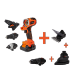 Kit avvitatore multifunzione a batteria MT20 brushless con 3 teste, 2 batterie e caricabatteria MAX 20V ONE EvoTools®