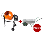 Betoniera EvoTools® + Carriola PROMO 1+1