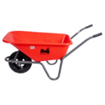 Carriola con Vasca in Plastica, Ruota Pneumatica e Cerchio in Metallo Tipo N EvoTools®