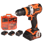 Kit Avvitatore a Impulsi Brushless con 2 Batterie e Accessori Max 20V POWER EvoTools®