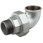 Gomito a Unione Zincato 97 F-M EvoSanitary®